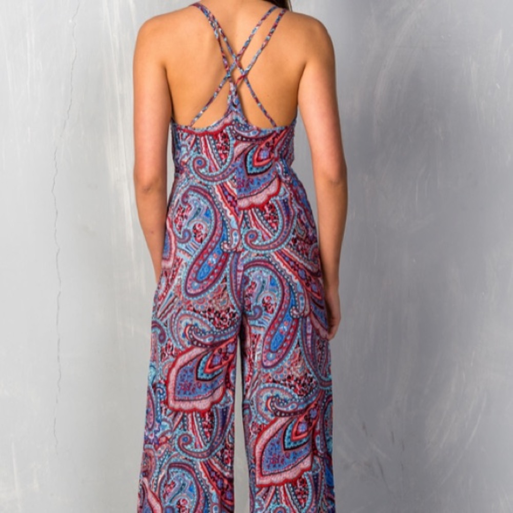 LAST ONE Retro Boho Jumpsuit ✨ - Picture 4 of 5